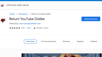 Return YouTube Dislike Extension