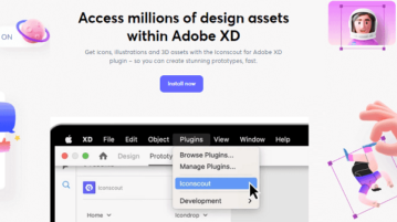 Free Iconscout Plugin for Adobe XD to Insert Icons, Illustrations, Graphics in XD