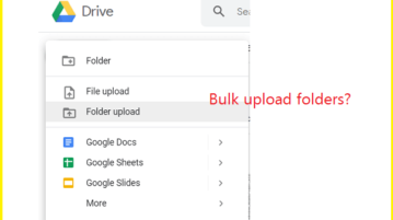 How to Upload Multiple Folders to Google Drive in One Go