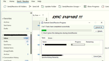 Sync Started Again