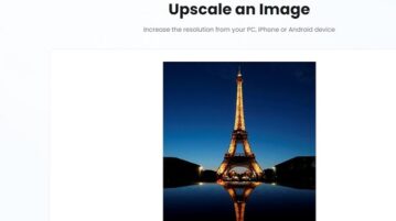 TinyWow Image upscaler