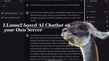 Self Hosted LLama2 Chatbot with ChatGPT Like Interface: LlamaGPT