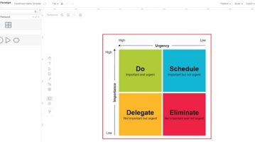 VP Online Eisenhower Matrix Template