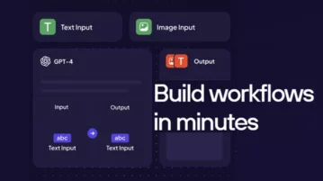 Free AI Workflow Creator to Process Text, Images Against GPT-3, GPT-4