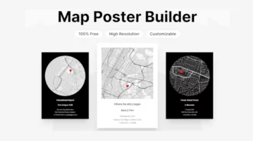 Create Your Own Map Poster Free with this Website